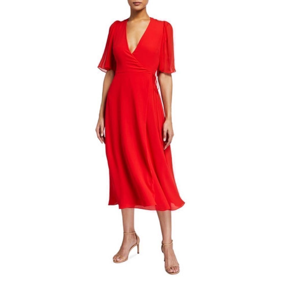 Alice + Olivia Suri Wrap Dress
